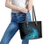 Polynesian Shark Leather Tote Bag Under The Waves LT7 - Polynesian Pride