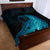 Polynesian Shark Quilt Bed Set Under The Waves LT7 - Polynesian Pride