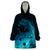 Polynesian Shark Wearable Blanket Hoodie Under The Waves LT7 One Size Dark Blue - Polynesian Pride