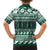 Hawaii Rainbow Warriors Christmas Family Matching Off Shoulder Short Dress and Hawaiian Shirt Kakau Motifs LT7 - Polynesian Pride