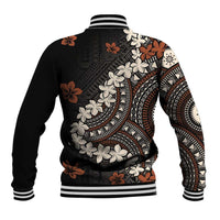 Bula Fiji Women's Day Baseball Jacket Classic Masi Tapa LT7 - Polynesian Pride