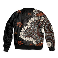 Bula Fiji Women's Day Bomber Jacket Classic Masi Tapa LT7 - Polynesian Pride
