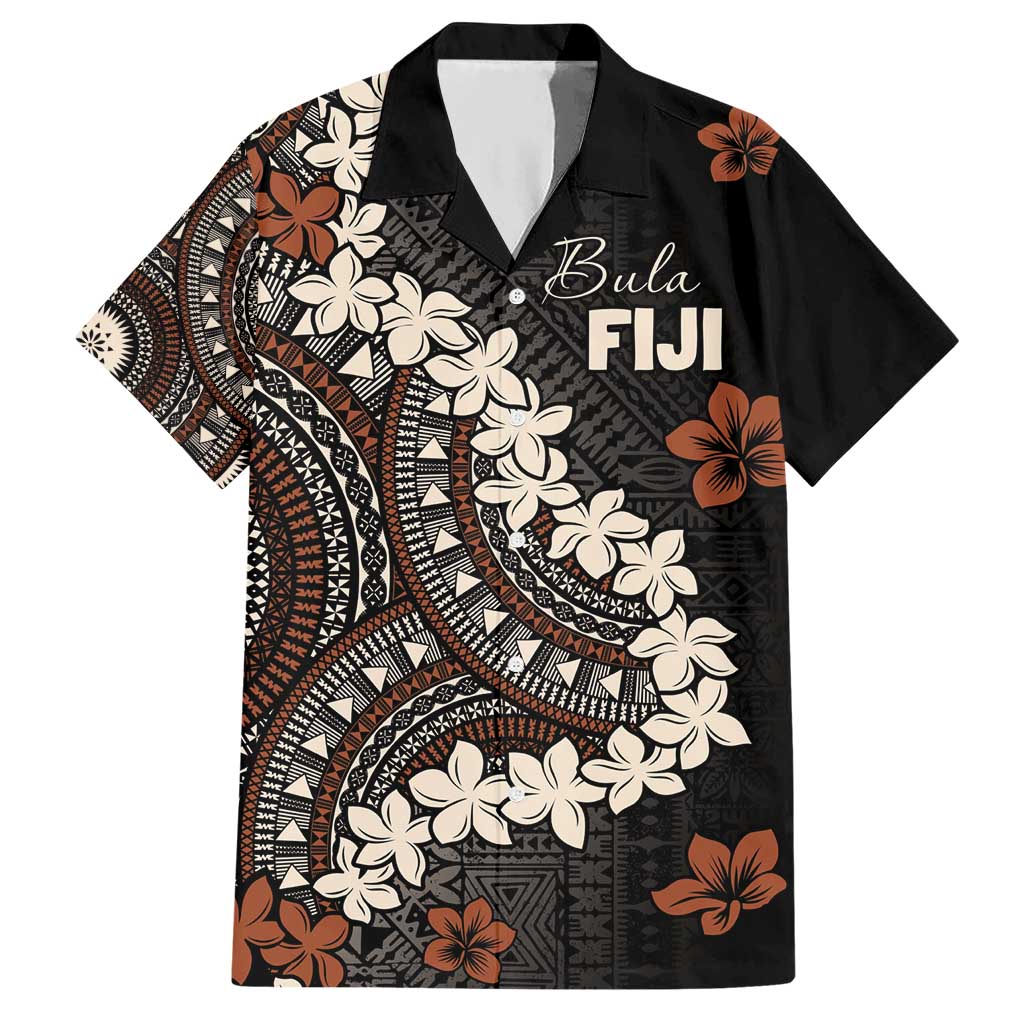 Bula Fiji Women's Day Hawaiian Shirt Classic Masi Tapa LT7 Brown - Polynesian Pride
