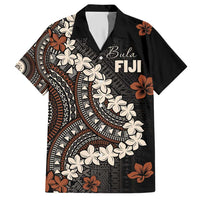 Bula Fiji Women's Day Hawaiian Shirt Classic Masi Tapa LT7 Brown - Polynesian Pride