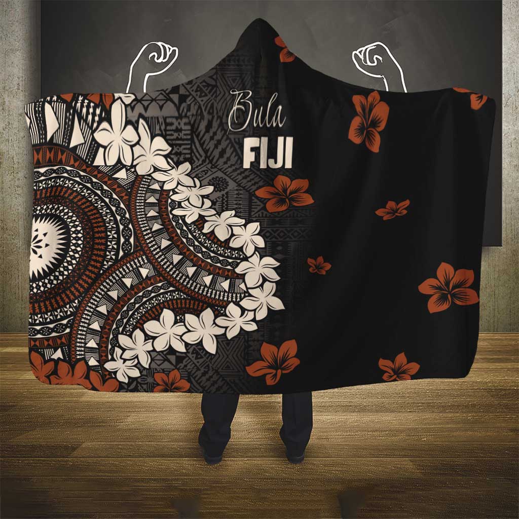 Bula Fiji Women's Day Hooded Blanket Classic Masi Tapa LT7 - Polynesian Pride