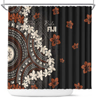 Bula Fiji Women's Day Shower Curtain Classic Masi Tapa LT7 Brown - Polynesian Pride