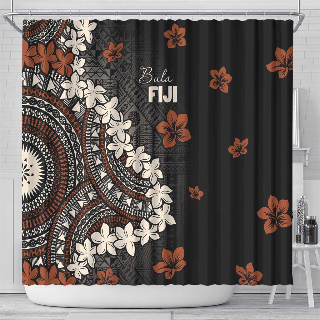 Bula Fiji Women's Day Shower Curtain Classic Masi Tapa LT7 - Polynesian Pride
