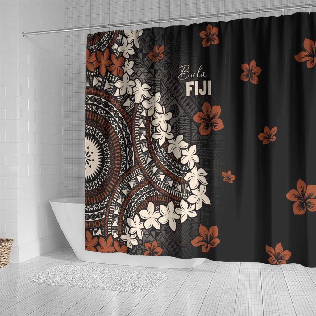 Bula Fiji Women's Day Shower Curtain Classic Masi Tapa LT7 - Polynesian Pride