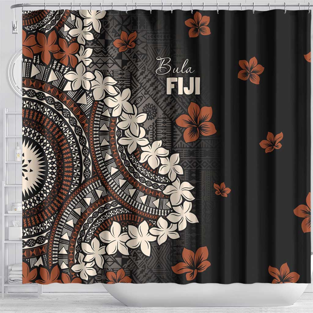 Bula Fiji Women's Day Shower Curtain Classic Masi Tapa LT7 - Polynesian Pride