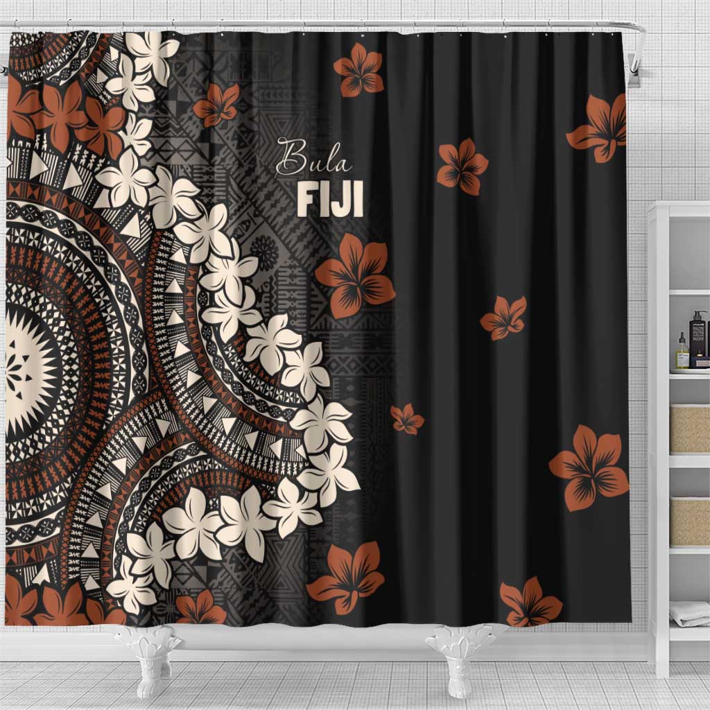 Bula Fiji Women's Day Shower Curtain Classic Masi Tapa LT7 - Polynesian Pride