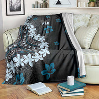 Bula Fiji Women's Day Blanket Indigo Masi Tapa LT7 Indigo - Polynesian Pride