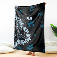 Bula Fiji Women's Day Blanket Indigo Masi Tapa LT7 - Polynesian Pride