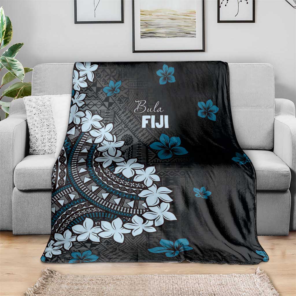 Bula Fiji Women's Day Blanket Indigo Masi Tapa LT7 - Polynesian Pride