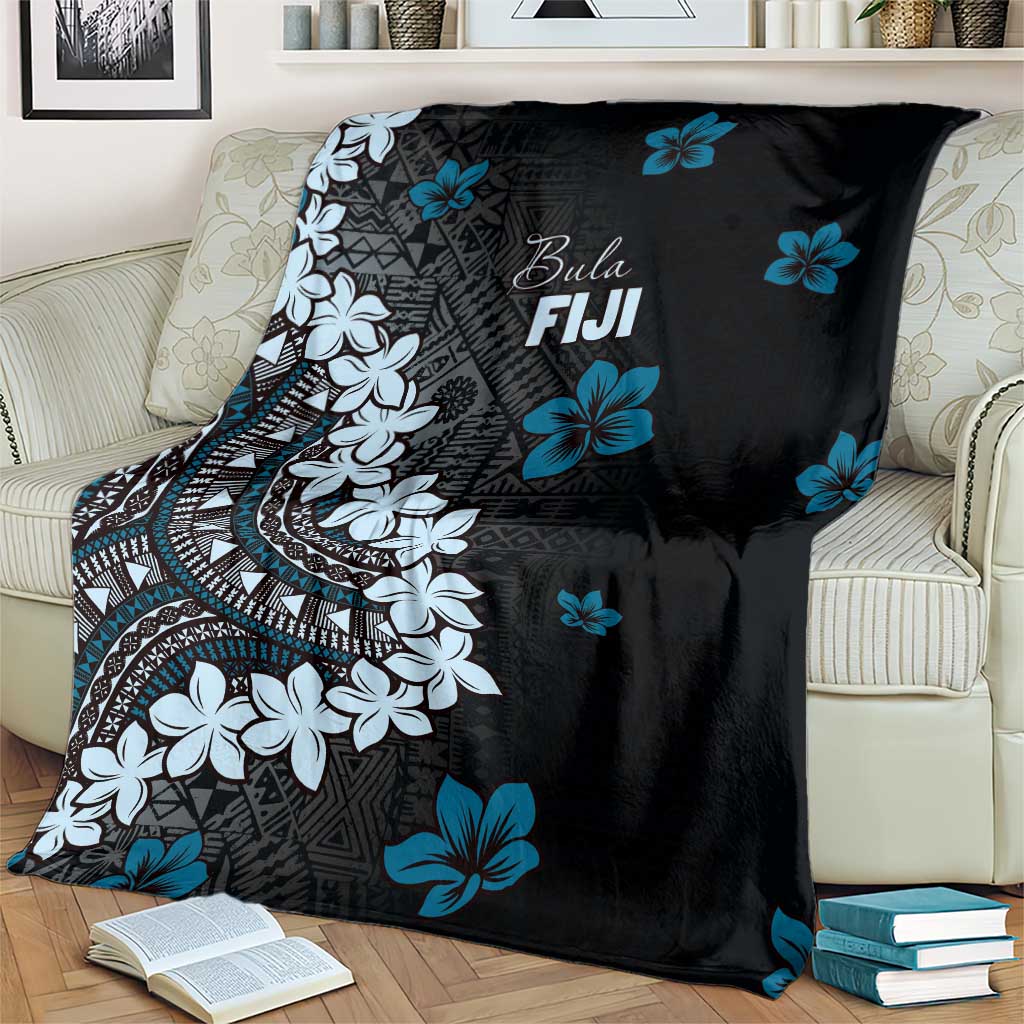 Bula Fiji Women's Day Blanket Indigo Masi Tapa LT7 - Polynesian Pride