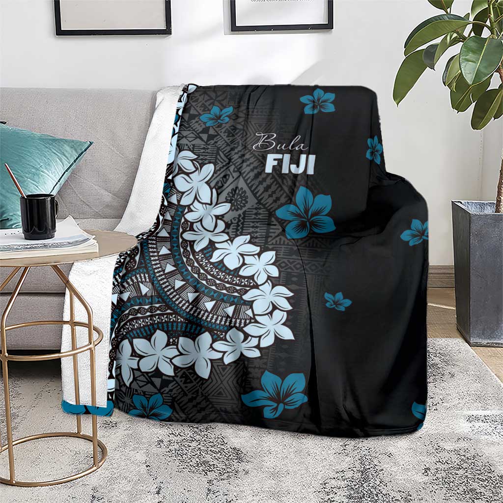 Bula Fiji Women's Day Blanket Indigo Masi Tapa LT7 - Polynesian Pride