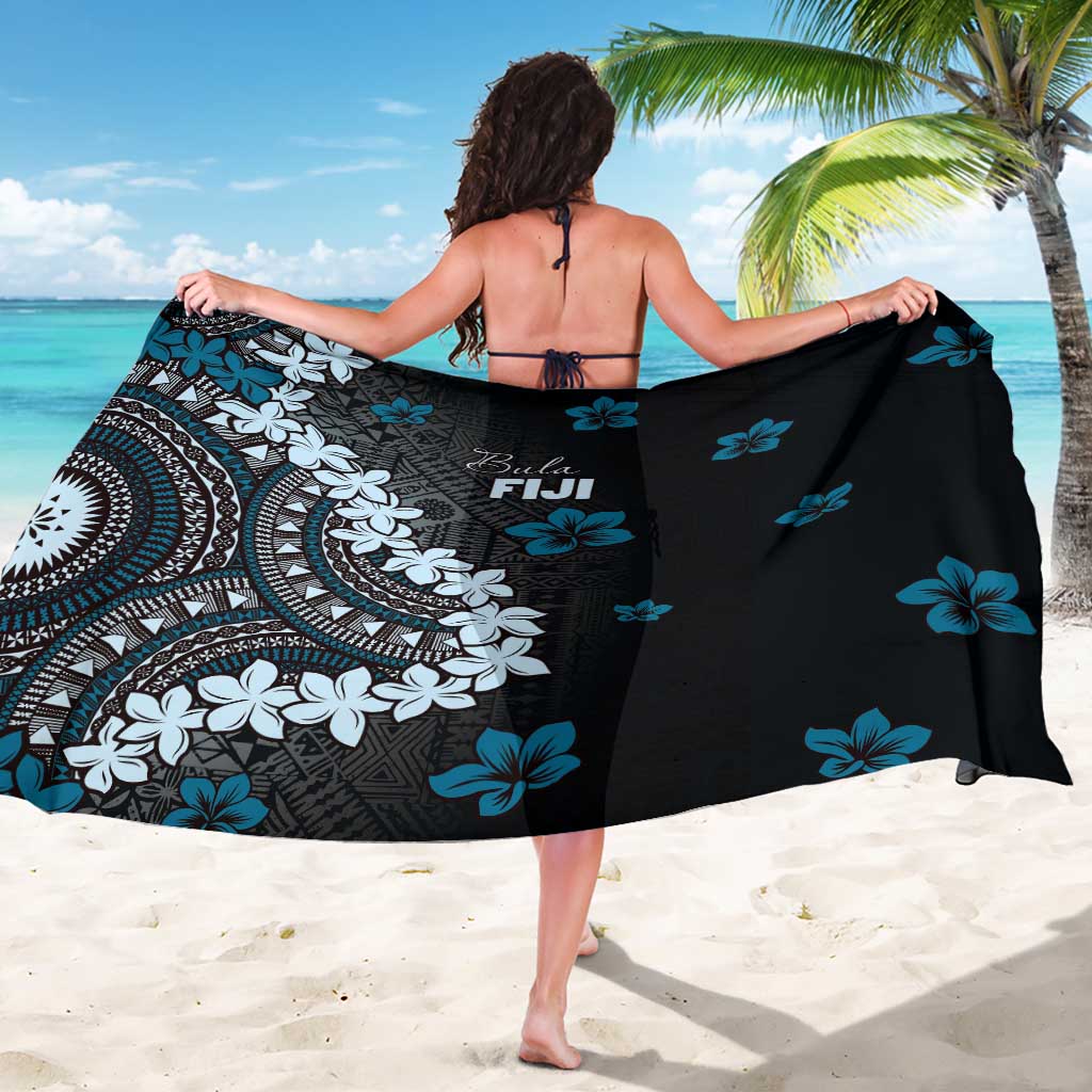 Bula Fiji Women's Day Sarong Indigo Masi Tapa LT7 - Polynesian Pride