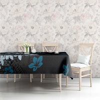 Bula Fiji Women's Day Tablecloth Indigo Masi Tapa LT7 - Polynesian Pride