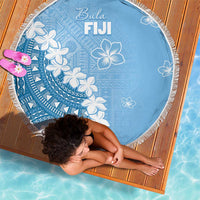 Bula Fiji Women's Day Beach Blanket Turquoise Masi Tapa LT7 - Polynesian Pride