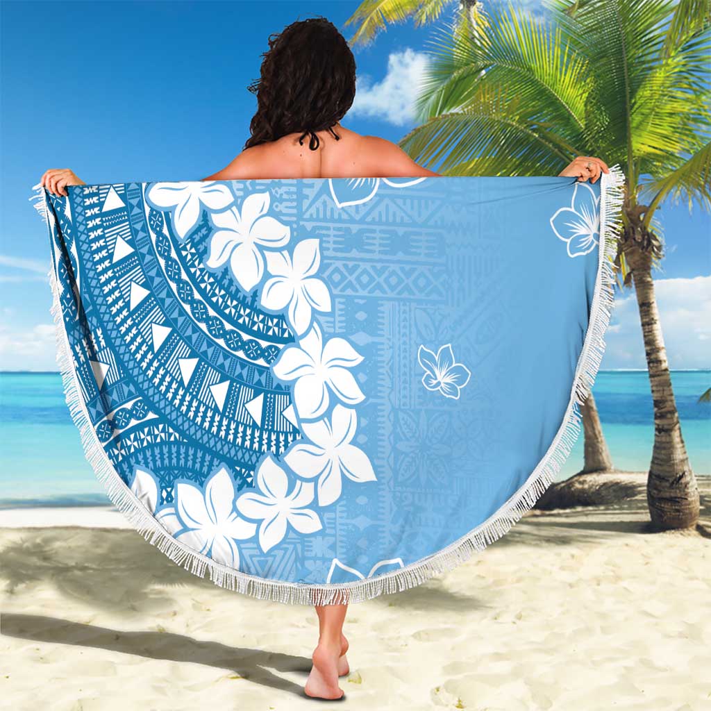 Bula Fiji Women's Day Beach Blanket Turquoise Masi Tapa LT7 - Polynesian Pride