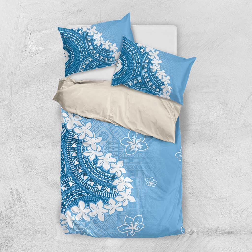 Bula Fiji Women's Day Bedding Set Turquoise Masi Tapa LT7 US Twin 172cm x 218cm Turquoise - Polynesian Pride