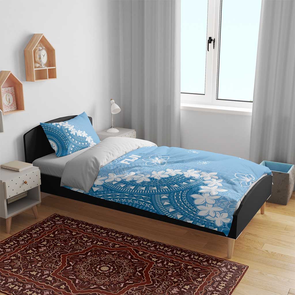 Bula Fiji Women's Day Bedding Set Turquoise Masi Tapa LT7 - Polynesian Pride