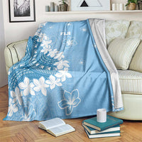 Bula Fiji Women's Day Blanket Turquoise Masi Tapa LT7 Turquoise - Polynesian Pride
