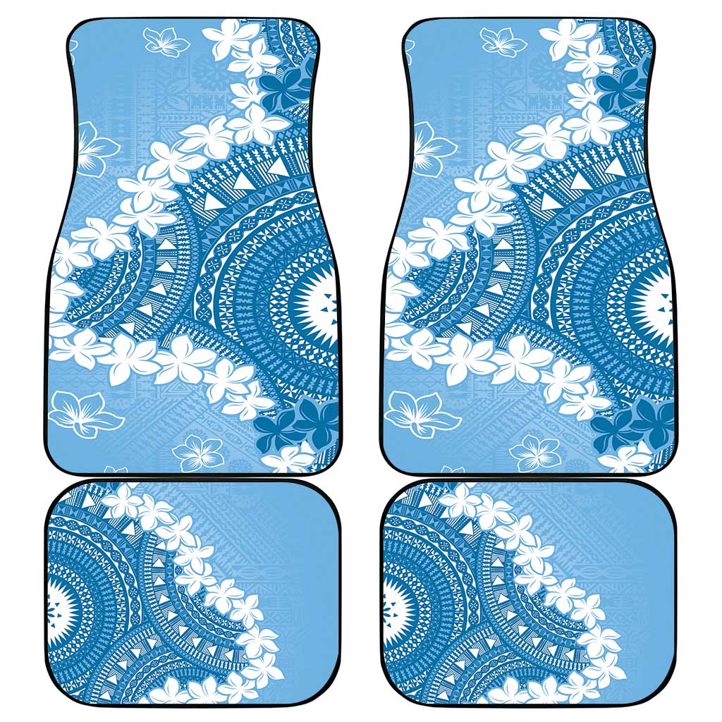 Bula Fiji Women's Day Car Mats Turquoise Masi Tapa LT7 - Polynesian Pride