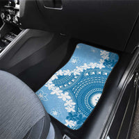 Bula Fiji Women's Day Car Mats Turquoise Masi Tapa LT7 - Polynesian Pride