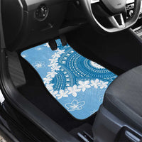 Bula Fiji Women's Day Car Mats Turquoise Masi Tapa LT7 - Polynesian Pride