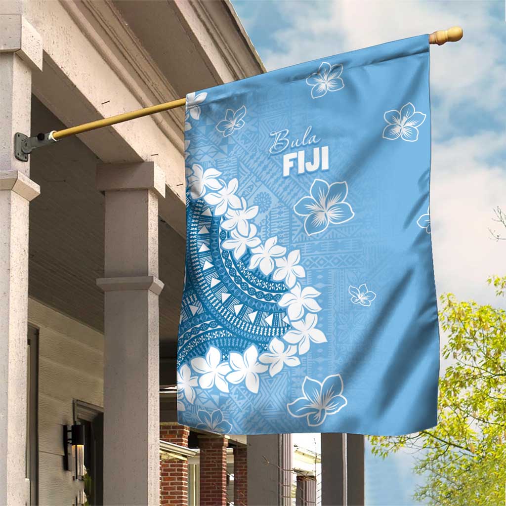 Bula Fiji Women's Day Garden Flag Turquoise Masi Tapa LT7 House Flag Turquoise - Polynesian Pride