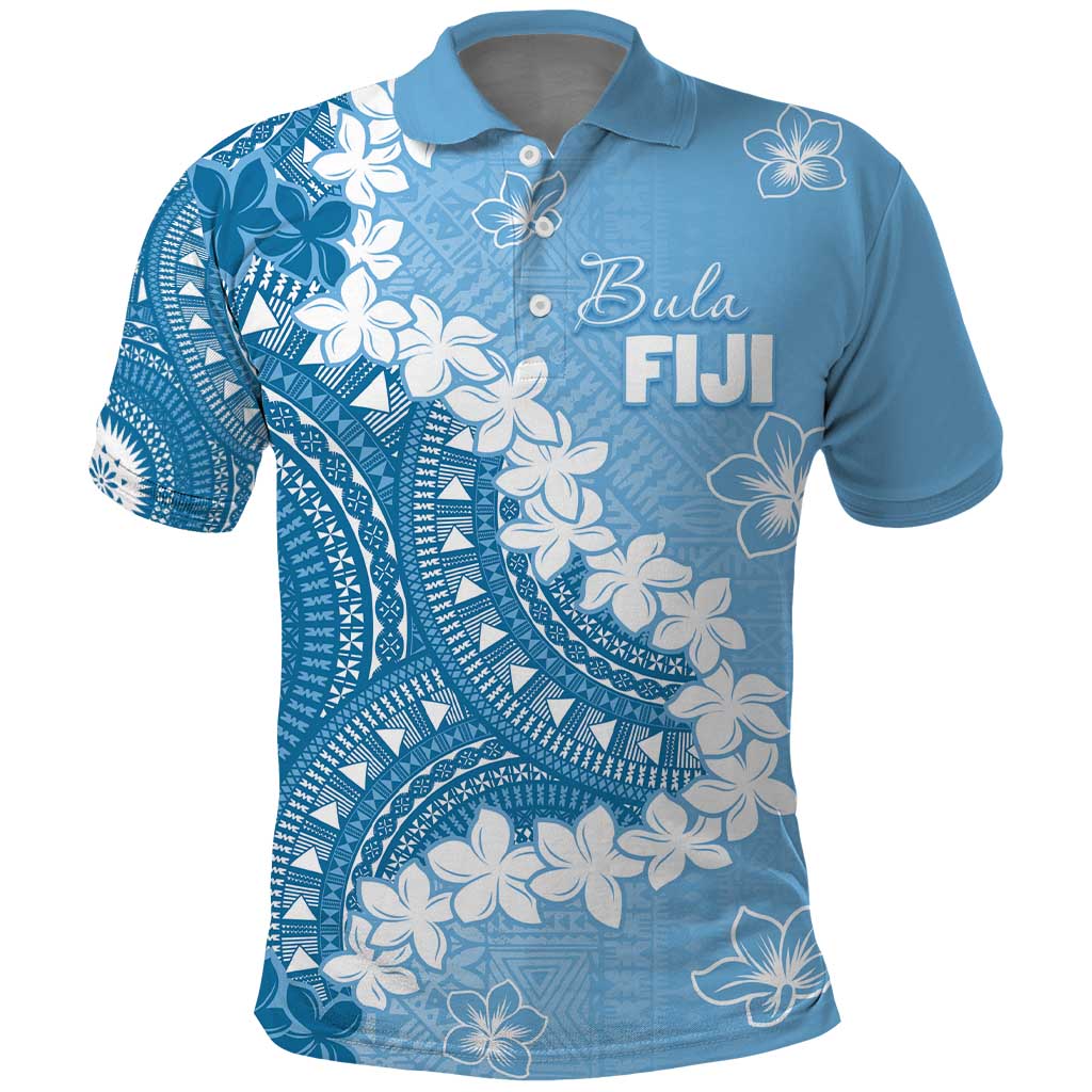 Bula Fiji Women's Day Polo Shirt Turquoise Masi Tapa LT7 Turquoise - Polynesian Pride