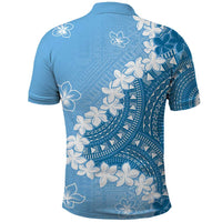 Bula Fiji Women's Day Polo Shirt Turquoise Masi Tapa LT7 - Polynesian Pride