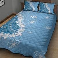Bula Fiji Women's Day Quilt Bed Set Turquoise Masi Tapa LT7 - Polynesian Pride