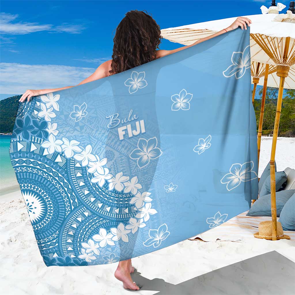 Bula Fiji Women's Day Sarong Turquoise Masi Tapa LT7 One Size 44 x 66 inches Turquoise - Polynesian Pride