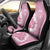 Bula Fiji Women's Day Car Seat Cover Pink Masi Tapa