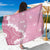 Bula Fiji Women's Day Sarong Pink Masi Tapa