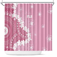 Bula Fiji Women's Day Shower Curtain Pink Masi Tapa LT7 Pink - Polynesian Pride