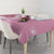 Bula Fiji Women's Day Tablecloth Pink Masi Tapa