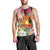 Polynesian Dreamy Turtle Men Tank Top Sunset Scenery