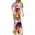 Polynesian Dreamy Turtle Mermaid Dress Sunset Scenery