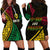 Personalised Vanuatu Hoodie Dress Melanesian Sand Drawing Mixed - Ni Van and Proud LT7 - Polynesian Pride