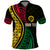 Custom Vanuatu Polo Shirt Melanesian Sand Drawing Mixed Ni Van and Proud LT7 Black - Polynesian Pride