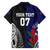 Personalised New Zealand Vs Samoa Rugby Family Matching Short Sleeve Bodycon Dress and Hawaiian Shirt Go Champions LT7 - Polynesian Pride