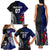 Personalised New Zealand Vs Samoa Rugby Family Matching Tank Maxi Dress and Hawaiian Shirt Go Champions LT7 - Polynesian Pride