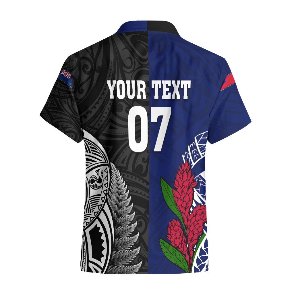 Personalised New Zealand Vs Samoa Rugby Hawaiian Shirt Go Champions LT7 - Polynesian Pride