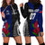 Personalised New Zealand Vs Samoa Rugby Hoodie Dress Go Champions LT7 - Polynesian Pride