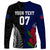 Personalised New Zealand Vs Samoa Rugby Long Sleeve Shirt Go Champions LT7 - Polynesian Pride