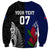 Personalised New Zealand Vs Samoa Rugby Sweatshirt Go Champions LT7 - Polynesian Pride