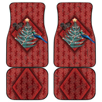 Aotearoa Maori Mangopare Meri Kirihimete Car Mats Christmas Fern LT7 - Polynesian Pride