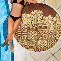 Niue Hiapo Motif Beach Blanket Tapa Classic LT7 - Polynesian Pride